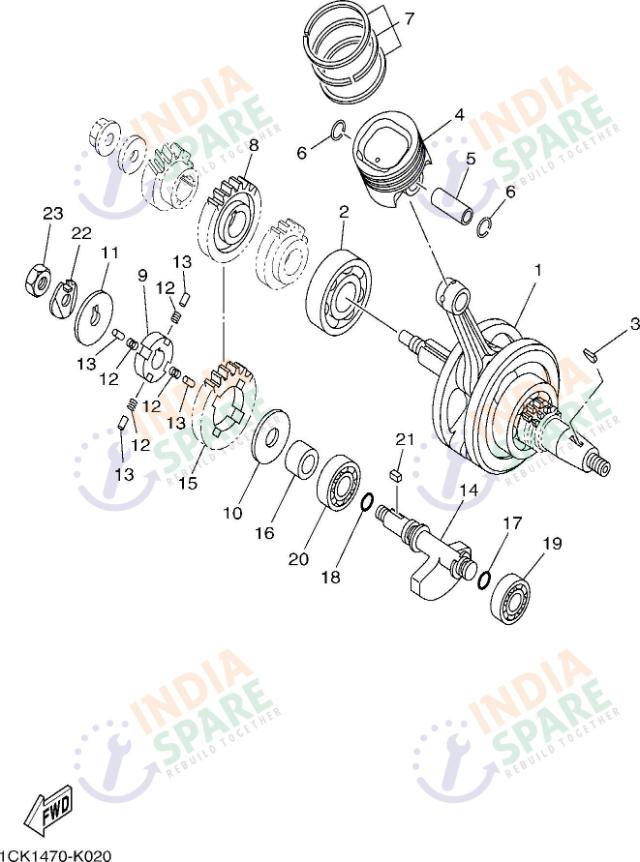 CRANKSHAFT & PISTON